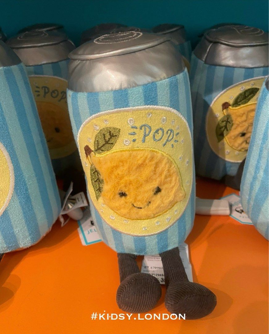 缺貨）Jellycat Jesse Can of Pop London Exclusive 倫敦限定