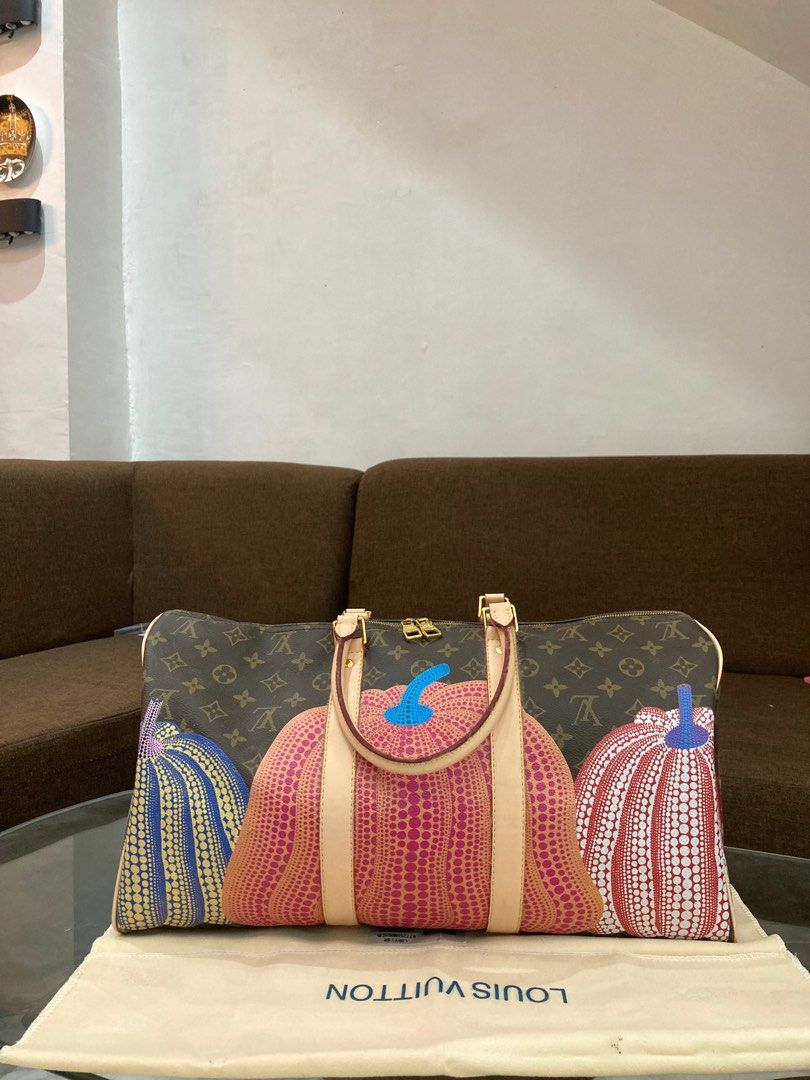 Keepall 45 Bandouliere LV x YK Monogram Pumpkin (Category: Luxury Bags & Wallets) located in Manila. Submitted by ark.10 (Listing ID 1383449721, Image 1). Description: 📌 Details & Condition Kindly send a message for full details and close-up photos. I'm happy to share more about the bag's condition. 📦 Inclusions: Dust bag only Shoulder strap 💰Price: Negotiable upon discussion 💳 Payment Methods: Bank Transfer GCash 🚚 Delivery Options: Lalamov
