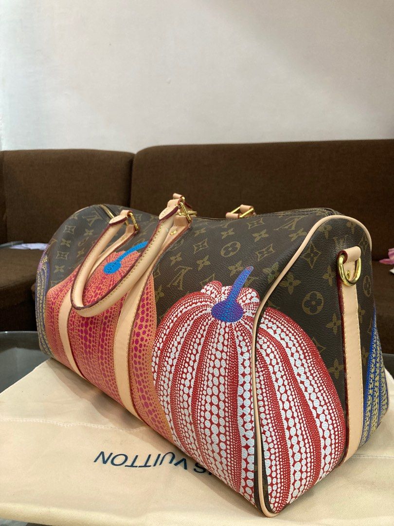 Keepall 45 Bandouliere LV x YK Monogram Pumpkin (Category: Luxury Bags & Wallets) located in Manila. Submitted by ark.10 (Listing ID 1383449721, Image 2). Description: 📌 Details & Condition Kindly send a message for full details and close-up photos. I'm happy to share more about the bag's condition. 📦 Inclusions: Dust bag only Shoulder strap 💰Price: Negotiable upon discussion 💳 Payment Methods: Bank Transfer GCash 🚚 Delivery Options: Lalamov