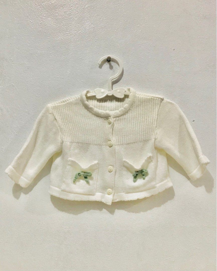 Knitted Baby Cardigan (Category: Babies & Kids Fashion) located in Pasig City. Submitted by adikinsdeclutter (Listing ID 1383346325, Image 1). Description: .