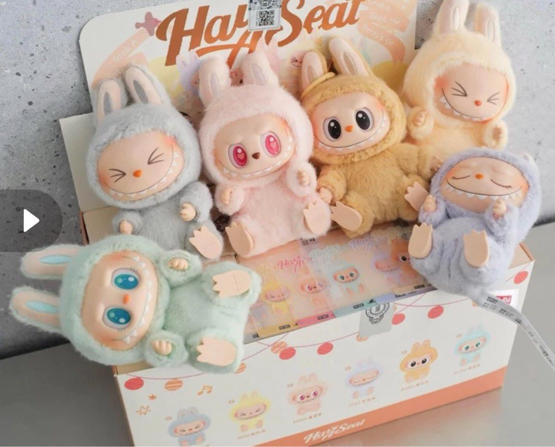 Labubu Have A Seat- V2 (Category: Designer & Blind Box Toys) located in Manila. Submitted by trinity_86 (Listing ID 1383464597, Image 1). Description: Authentic bought from Popmart Box opened at the bottom *DM for design availability Gcash/bank transfer Paranaque area mert up .