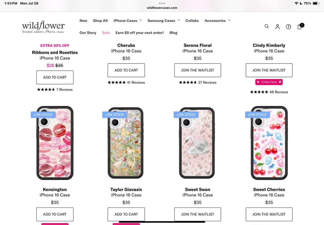 LF PASABUY WILDFLOWER PHONE CASE (Category: Cases & Sleeves) located in Valenzuela. Submitted by phoebegrca (Listing ID 1383324002, Image 1). Description: Hi! you can send the design you want on ig, and for the payment bank transfer or gcash payment. we can transact on ig for easier and faster replies. ☺️.