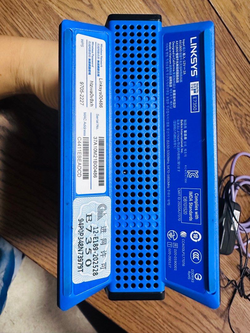 Linksys E7350 Router63215333775107112