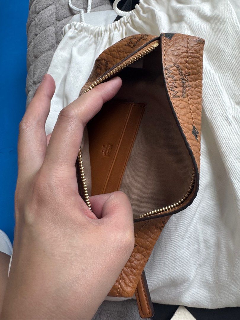 MCM Cognac Small Cross Body Bag (Category: Luxury Bags & Wallets) located in Manila. Submitted by joyceduena57693 (Listing ID 1383274084, Image 3). Description: 💯Authentic Bought from Macau.