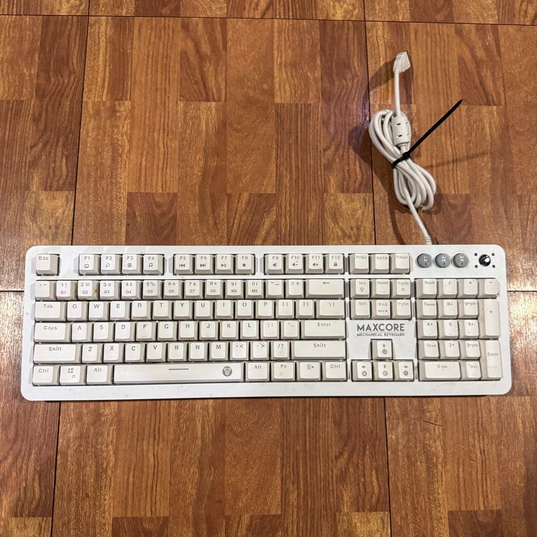 Max Core Keyboard Mechanical Keyboard Fantech Maxcore MK852 White Space Edition - NORMAL ...