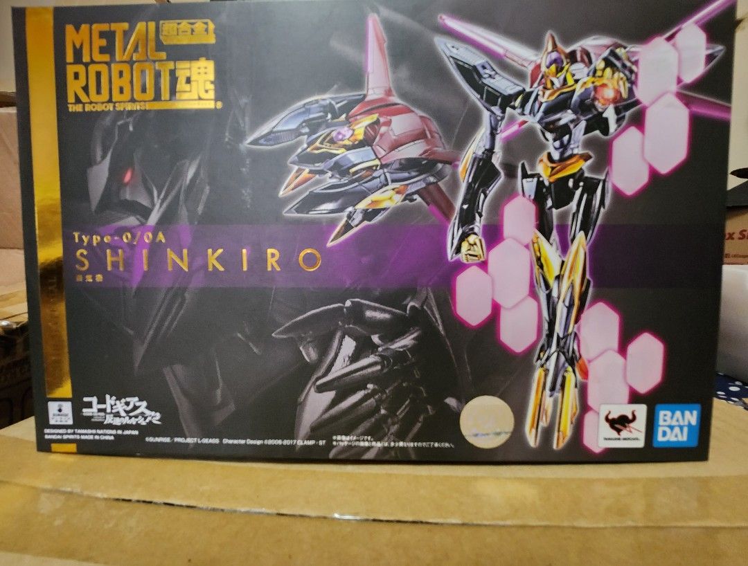Metal Robot Spirits Code Geass Shinkiro (with issues) (Category: Figurines & Statues) located in Leyte. Submitted by bert_sanopsky (Listing ID 1383428309, Image 1). Description: ISSUES: - Madali matanggal ang left knee at right shoulder. di na recommended para sa maselan collectors - Complete - Leyte Loc - Shipping included sa Price - LAST PRICE MOP: GCash MOD: LBC.