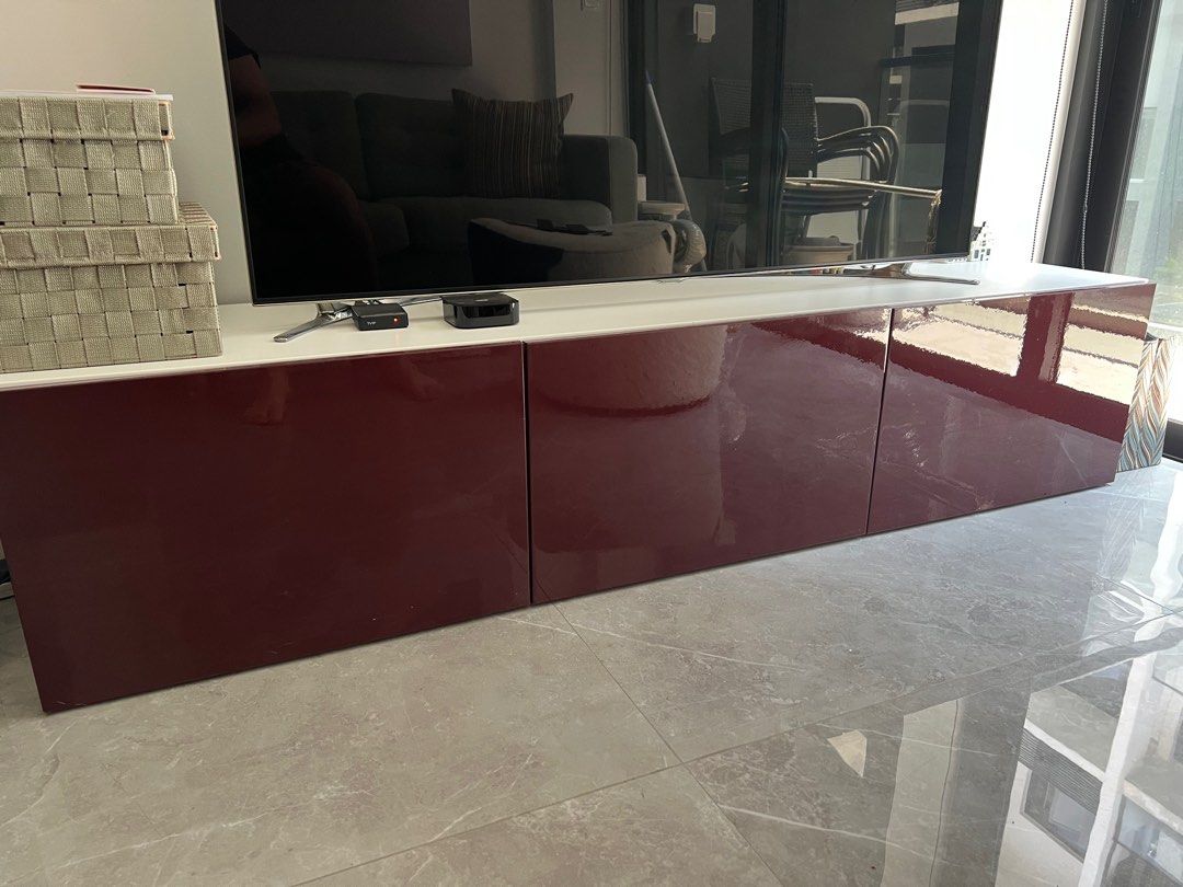 Modern TV Console with Storage (Available Aug 26)