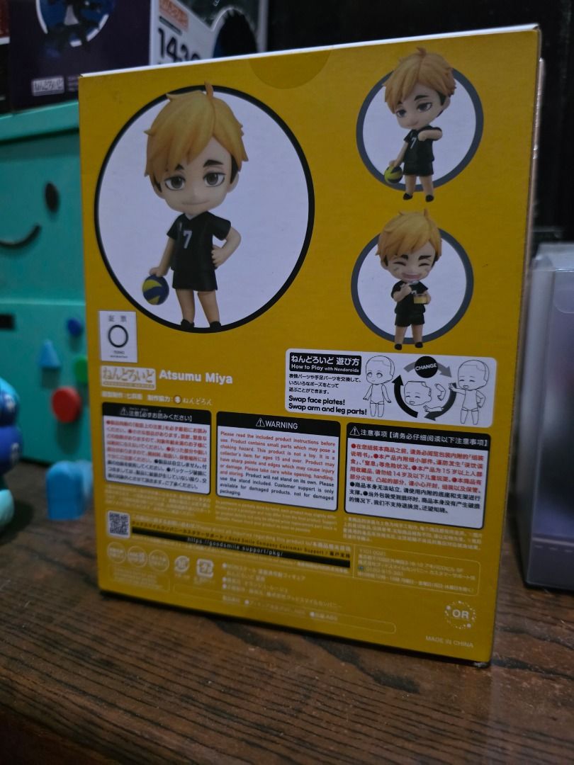 Nendoroid MISB Haikyuu! Atsumu Miya (Category: Designer & Blind Box Toys) located in Caloocan City. Submitted by queenkwinn (Listing ID 1383431879, Image 3). Description: Mint in sealed box Original Nendoroid.
