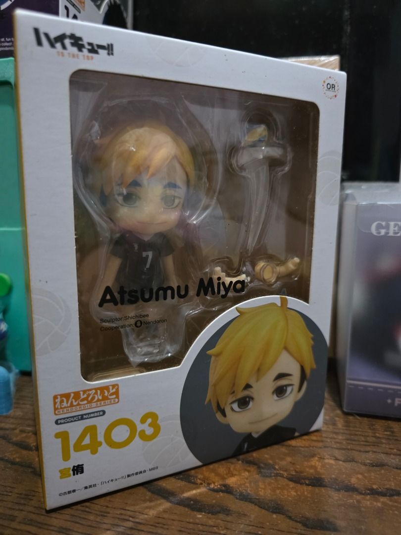 Nendoroid MISB Haikyuu! Atsumu Miya (Category: Designer & Blind Box Toys) located in Caloocan City. Submitted by queenkwinn (Listing ID 1383431879, Image 1). Description: Mint in sealed box Original Nendoroid.