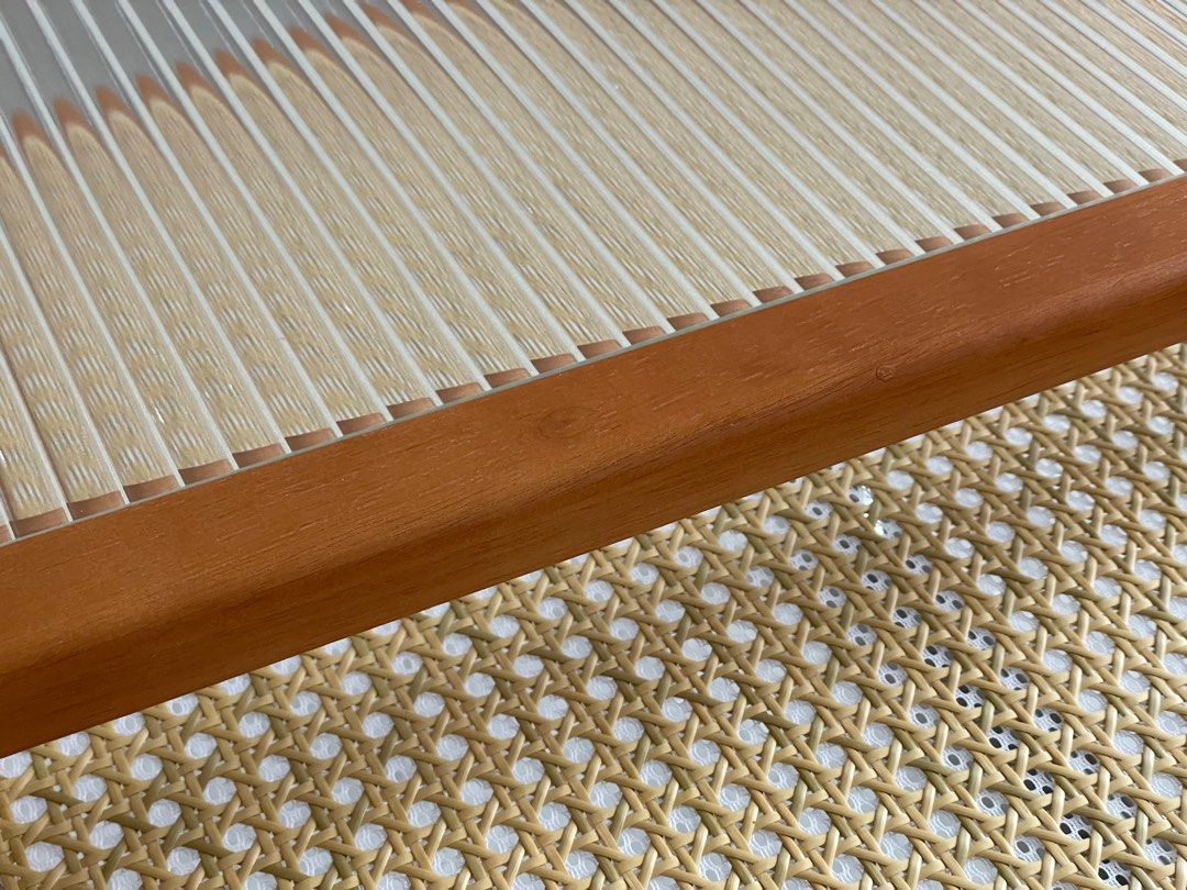 Nested Coffee Table (Category: Tables & Sets) located in Kuala Lumpur. Submitted by wotones (Listing ID 1383396188, Image 3). Description: Nested Coffee Table Measurement: 1) Table with Glass Top 55 (L) x 55 (W) x 45 (H) cm 2) Table with Rattan Top 50 (L) x 50 (W) x 36 (H) cm Self collection at Wangsa Maju, Kuala Lumpur Lumpur..