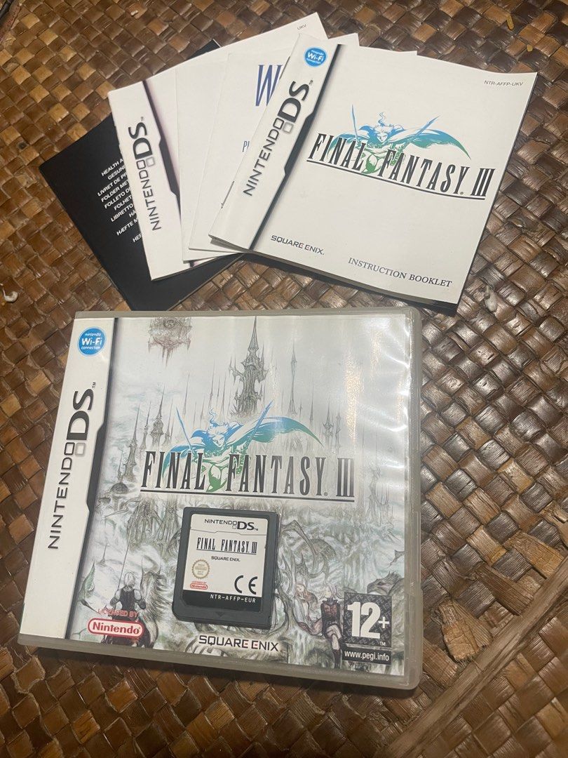 Nintendo DS game Final Fantasy 3 PAL (Category: Nintendo) located in Manila. Submitted by finalgambit (Listing ID 1383323021, Image 1). Description: .