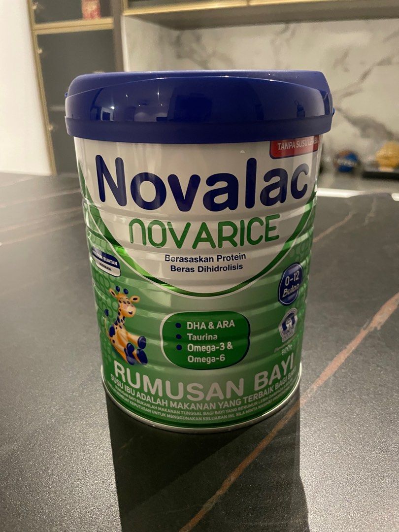 Novarice 800g (Category: Breastfeeding & Bottle Feeding) located in Seberang Perai. Submitted by zlatanibra (Listing ID 1383352272, Image 1). Description: Selling brand new Novarice 800g, bought this month from Mega Kulim. But baby didn’t want to drink it. So decided to let go at cheaper price Ori price RM168 Now only let go RM130 Penang cod/ pos.