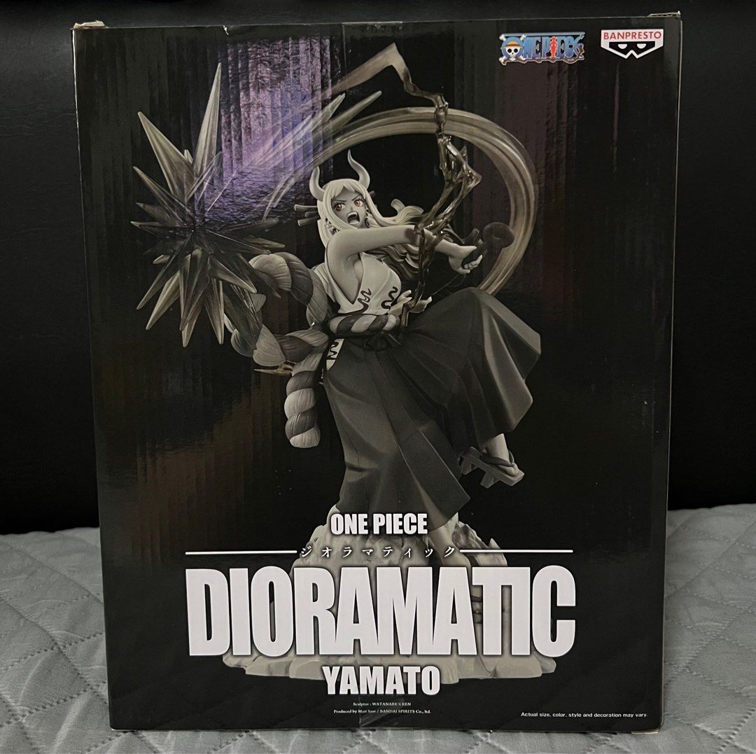One Piece: Dioramatic - Yamato (The Tones) (Category: Figurines & Statues) located in Quezon City. Submitted by jeffabe (Listing ID 1383348540, Image 2). Description: Selling Banpresto Dioramatic Yamato (The Tones). Taken out of box once for pictures. Comes with a random One Piece Banpresto upon purchase..