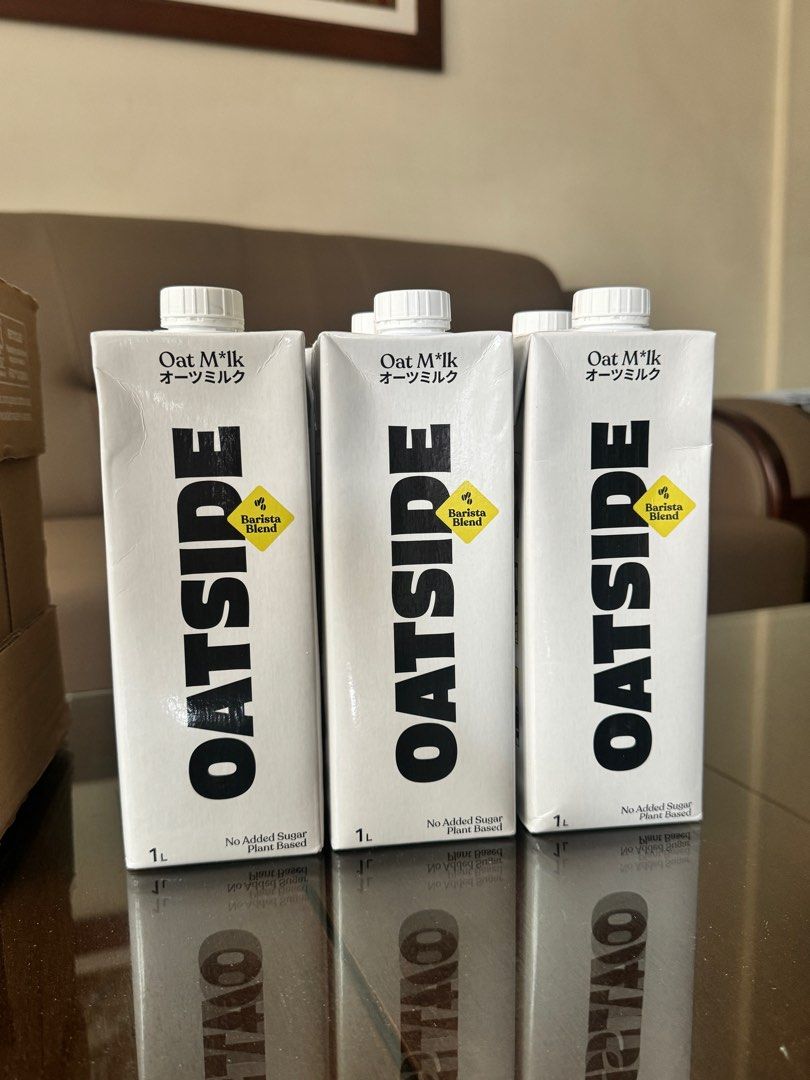 ONHAND Oatside Original Oatmilk 6x1L (Category: Beverages) located in Quezon City. Submitted by cornerstone_ph (Listing ID 1383442009, Image 3). Description: Price 1pc- 135 1box(6pcs)- 800 💯Original Condition: Brand New Expiration Date: 06/24/2026 MOP: Gcash/BDO/BPI/COD.