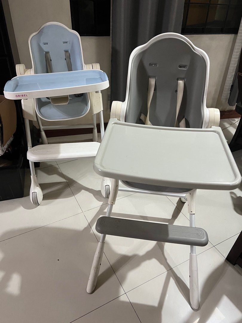 Oribel high chair 2 pieces available (Category: Baby High Chairs) located in Quezon City. Submitted by lebasi0704 (Listing ID 1383368259, Image 1). Description: No more box Original price 12,999.00.