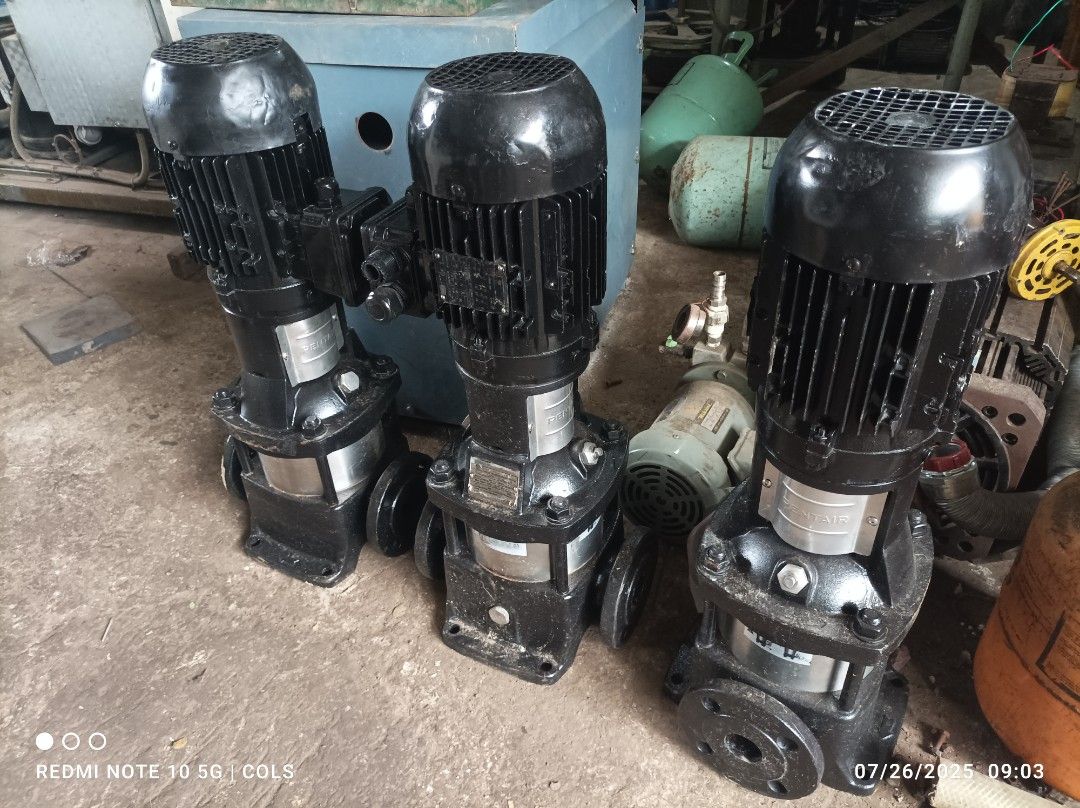 PENTAIR WATER PUMP (Category: Industrial Equipment) located in Valenzuela. Submitted by collinsaya (Listing ID 1383367107, Image 1). Description: Available on hand: Three (3) Identical Units Type: Industrial Water Pump Output: 2.2Kw, 3HP Phase: Three Volts: 380-460 (can be converted to 230 as per client request) Hertz: 60 Location: Maysan, Valenzuela City, Philippines.