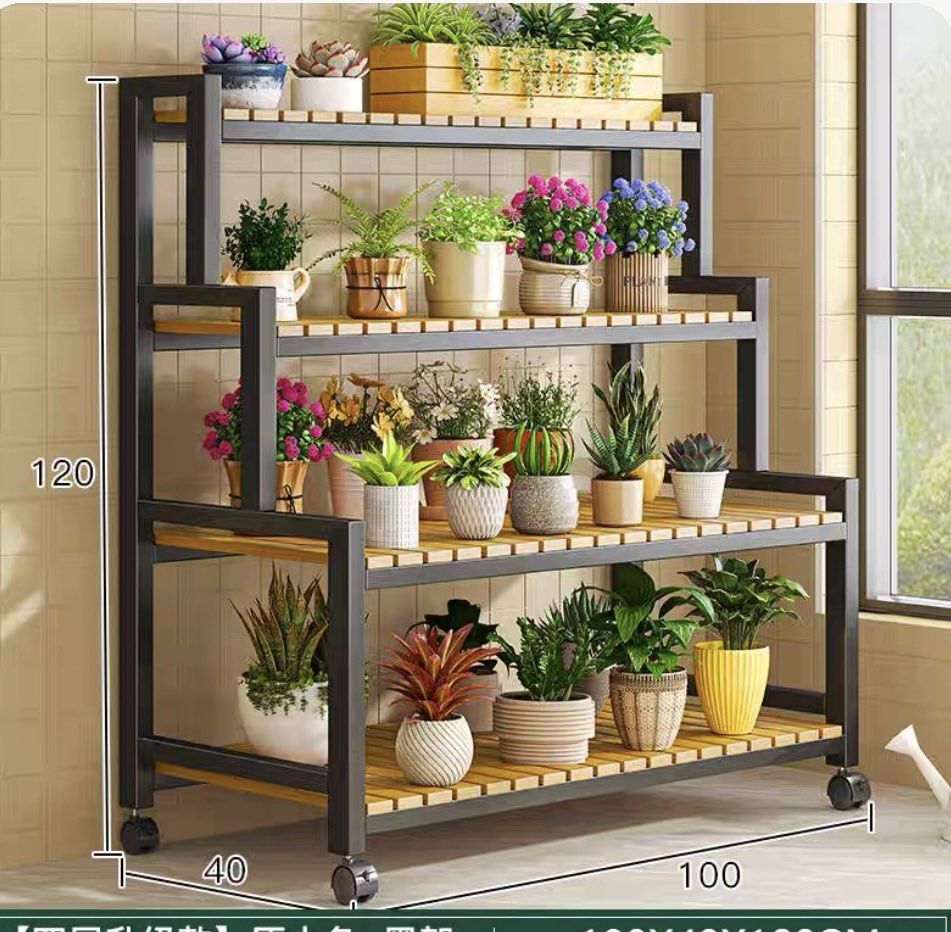 Plant Rack with Plants - Indoor/Outdoor, Furniture & Home Living ...