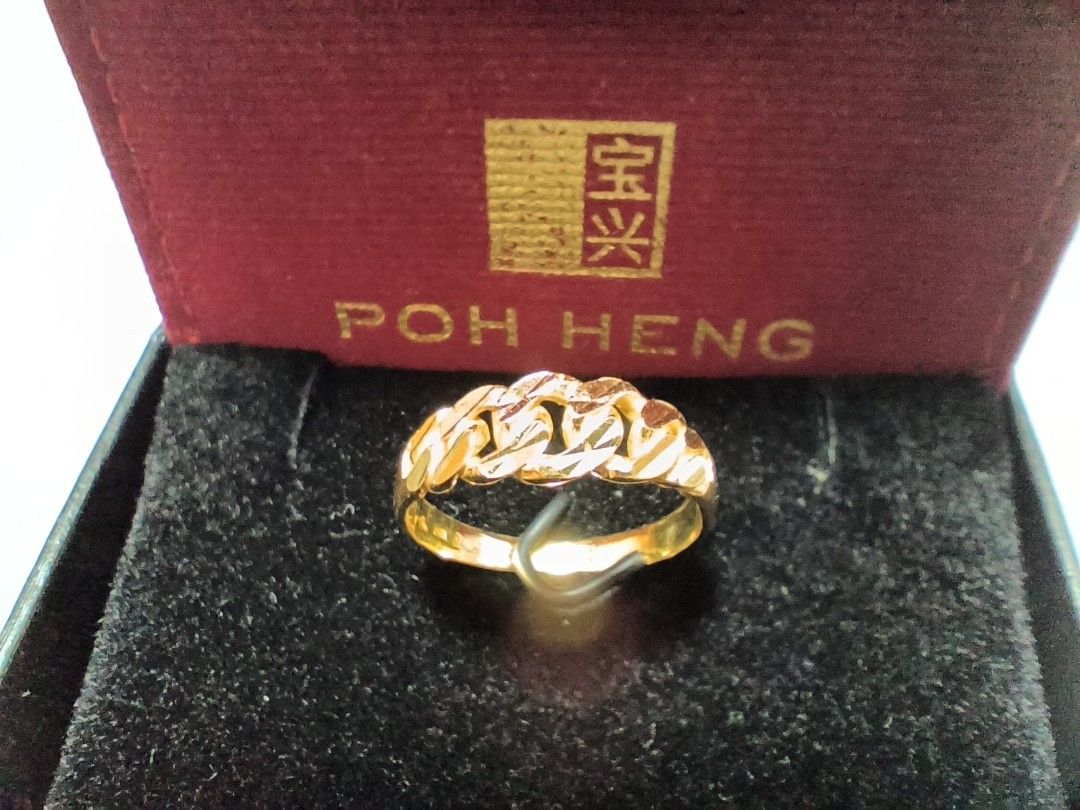 Gold Ring Poh Heng Diamond Peranakan Poh Heng Gold Poh Heng