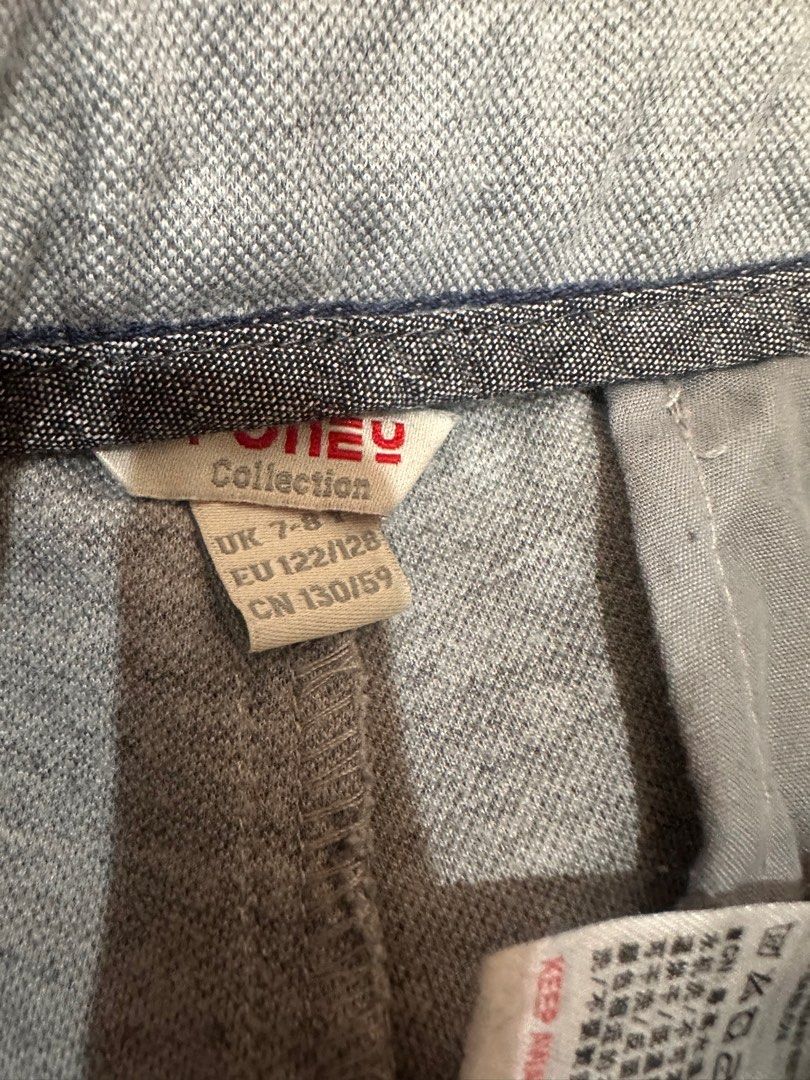 Poney grey tapered pants (Category: Babies & Kids Fashion) located in Sungai Buloh. Submitted by prelovedbyhez (Listing ID 1383315027, Image 2). Description: Size 7-8 years old Like new Payment via bank transfer only Postage Rm9 (every Sundays) No nego. Fixed price as per listing ❌ Serious buyer only ❌.