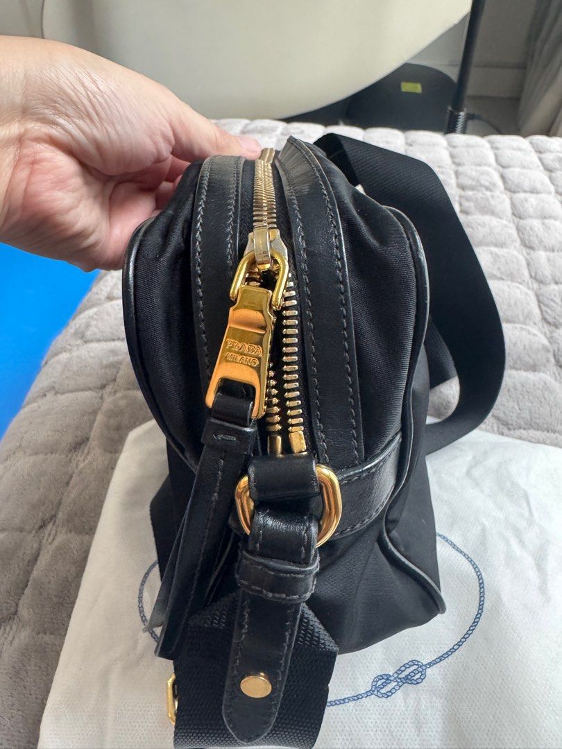 Prada Tessuto Soft Calf Camera Bag (Category: Luxury Bags & Wallets) located in Manila. Submitted by joyceduena57693 (Listing ID 1383273023, Image 3). Description: 💯Authentic .