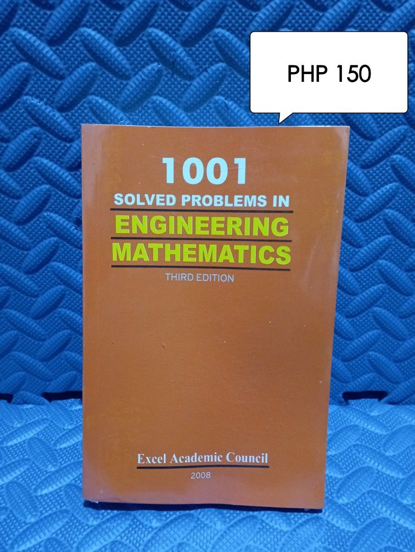 PRELOVED ENGINEERING BOOKS (Category: Everything Else Others) located in Cavite. Submitted by swiftwater.08 (Listing ID 1383370168, Image 3). Description: 📌Take all for Php 1,100 only! Location: Noveleta, Cavite Shipping fee will be shouldered by the buyer thru J&T or lalamove. PM me for more photos and details..
