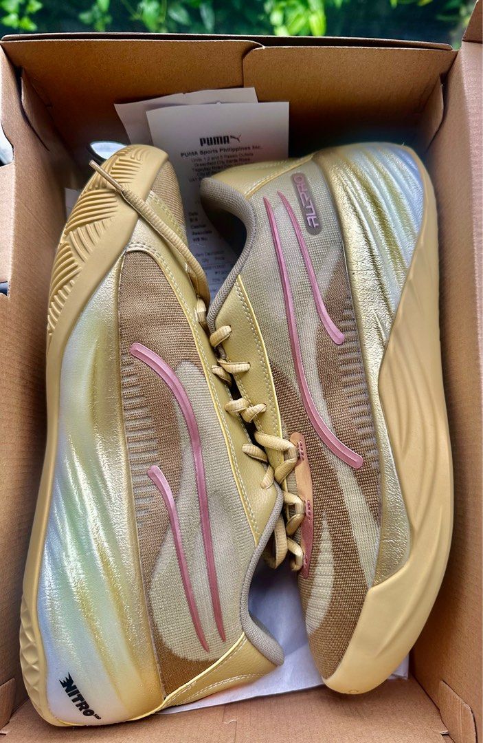 Puma All Pro Nitro Rose Gold CNY (Category: Sneakers) located in Makati City. Submitted by jerbinator11 (Listing ID 1383459167, Image 1). Description: US 10, brand new Bought from Puma store with receipt SRP: 7,900.00 Trade for AE1 Low size 10 or 10.5.