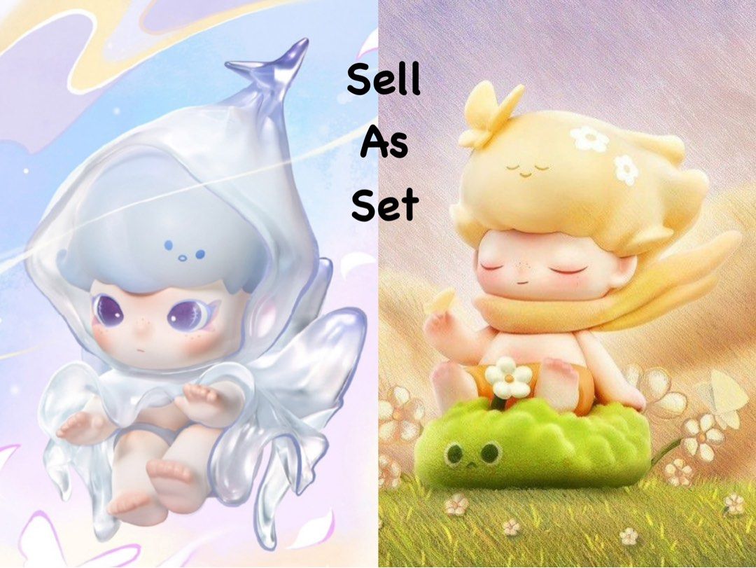 Sell as set DIMOO Shapes in Nature Series Figures Rising Wind & DIMOO ...