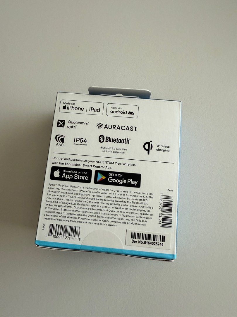 Sennheiser ACCENTUM True Wireless Earbuds63234566361601111
