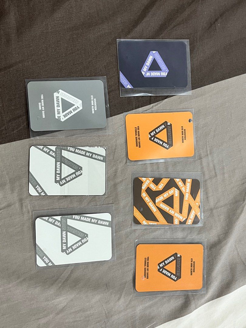 Seventeen you make my dawn photocards (Category: K-Wave Merchandise) located in Manila. Submitted by thismaxx (Listing ID 1383331856, Image 2). Description: seventeen you made my dawn pcs pcs ₱ 100 - ₱150 selling all for ₱600 ✉️ dm to claim, payo only t. vernon seungkwan ymmd eternal sunshine before dawn bsk hvc pc pcs poca photocard photocards.