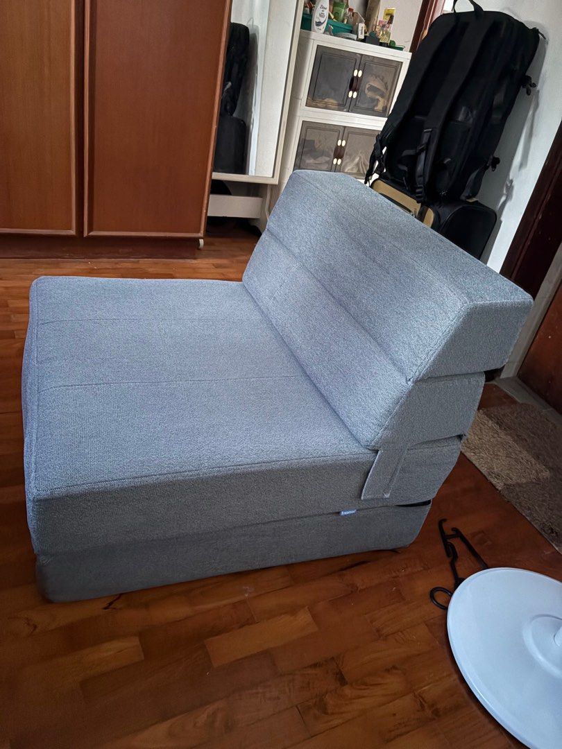 Sofa Bed (Category: Bed Frames & Mattresses) located in Singapore. Submitted by think88 (Listing ID 1383386969, Image 2). Description: item is used but still in good condition no stain or tear .