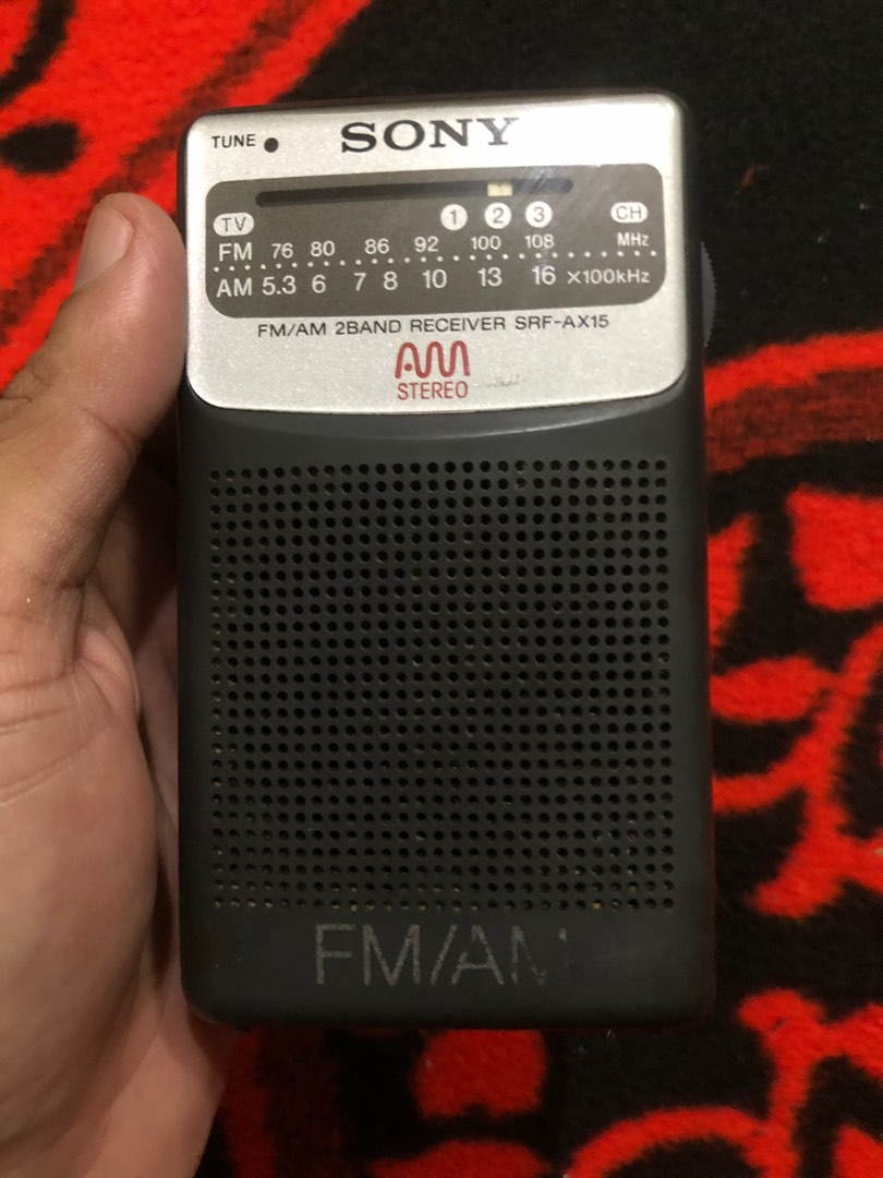 Sony am/fm portable radio model SRF-AX-15, Audio, Portable Music ...