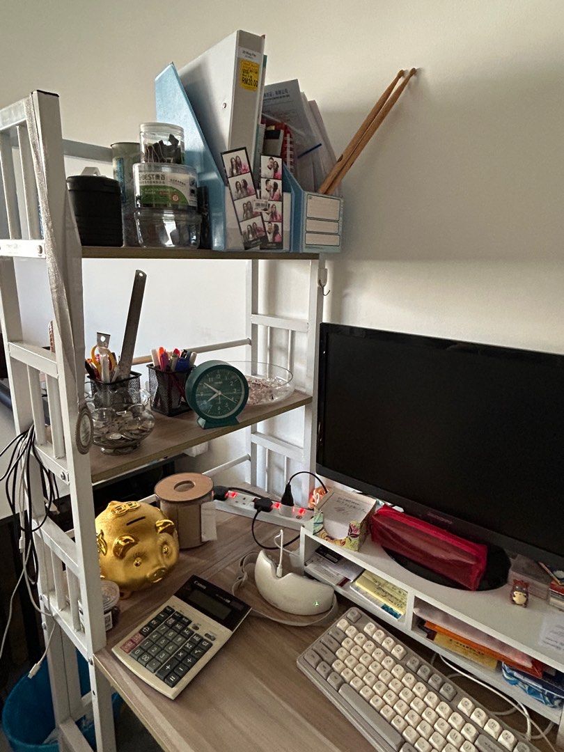 Study/ Working Table (Category: Tables & Sets) located in Kuala Lumpur. Submitted by jingwen.chok-98555 (Listing ID 1383271382, Image 2). Description: Reason selling off: Moving house Table size: please refer to the picture Self pick up at kl area Delivery pay on your own.