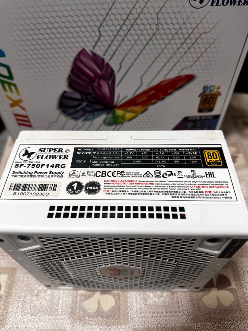 Super Flower Leadex III Gold 750W ARGB PSU63205312276482112