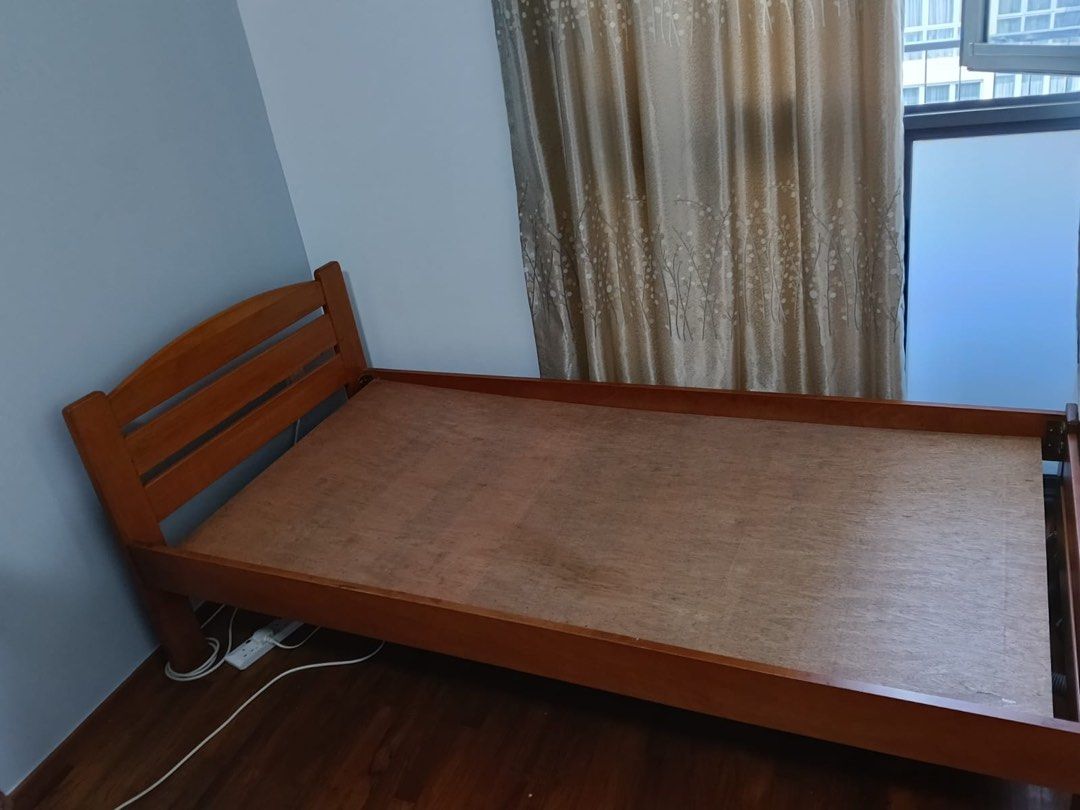 Super Single Bed Frame & Mattress