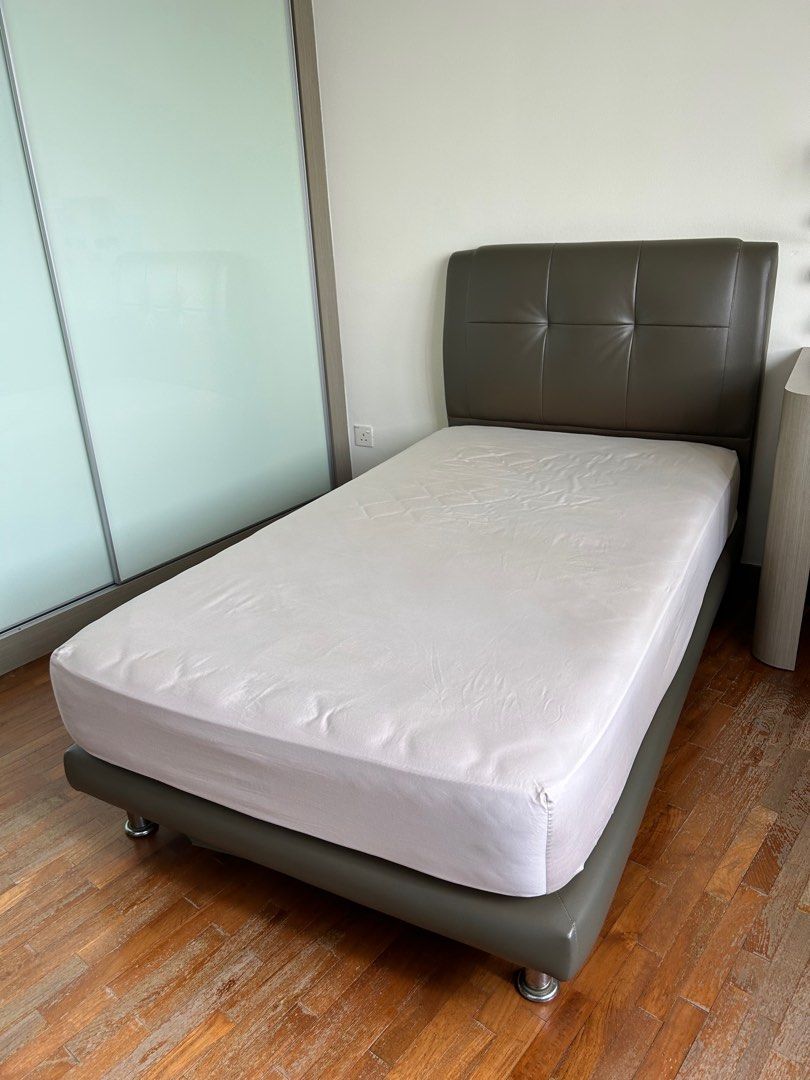 Super single mattress and bed frame