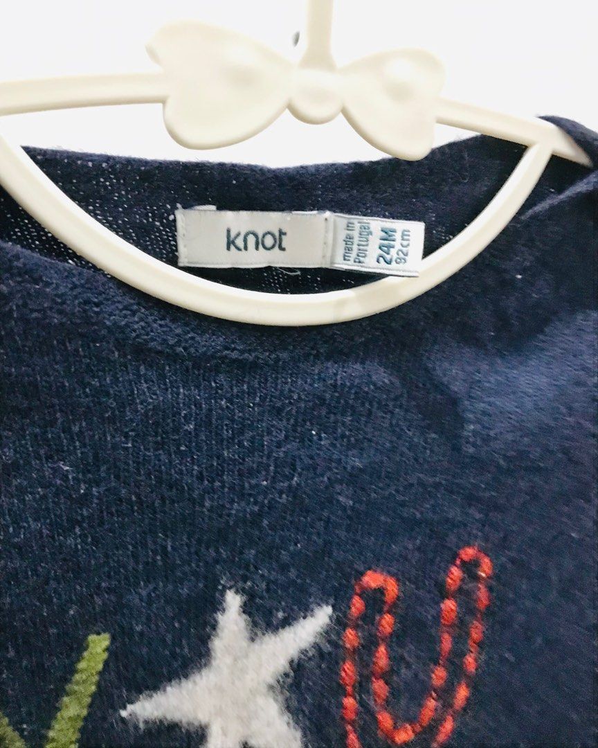 Toddler Sweater (Category: Babies & Kids Fashion) located in Pasig City. Submitted by adikinsdeclutter (Listing ID 1383323326, Image 2). Description: Brand : knot .