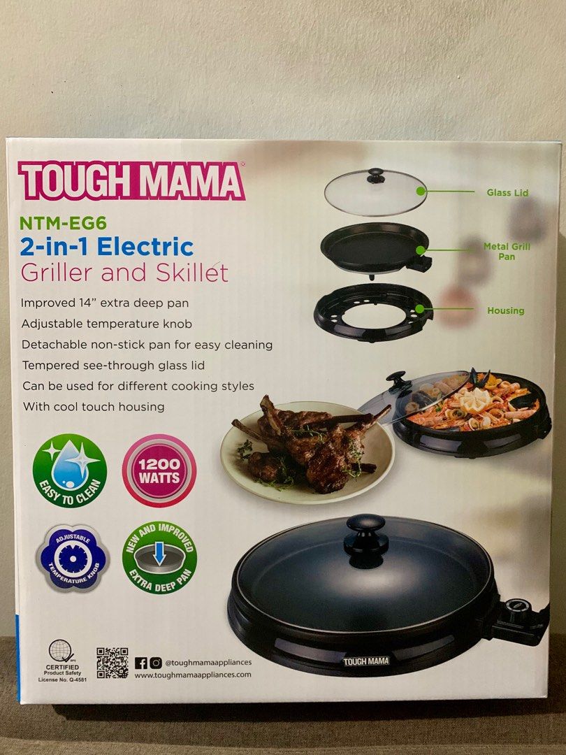 Tough Mama Electric Griller (Category: Cookware & Accessories) located in Mandaluyong City. Submitted by irvingjason (Listing ID 1383403217, Image 1). Description: Samgyup at the comfort of your home Tough Mama Electric Griller P1,799 only (SRP is P2,379)- slightly negotiable for serious buyers Used only once, like brand new Shipping at Buyer’s expense.