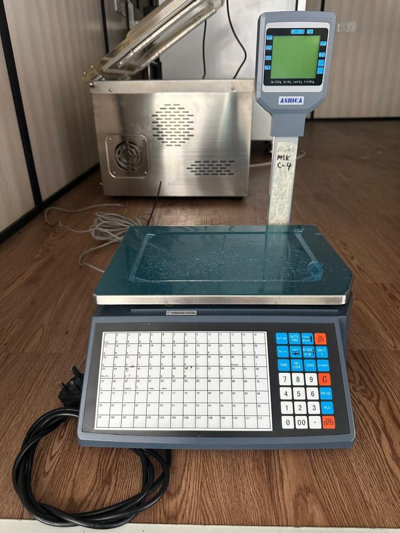 Weight Scale Machine with Barcode Label Printer, TV & Home Appliances ...
