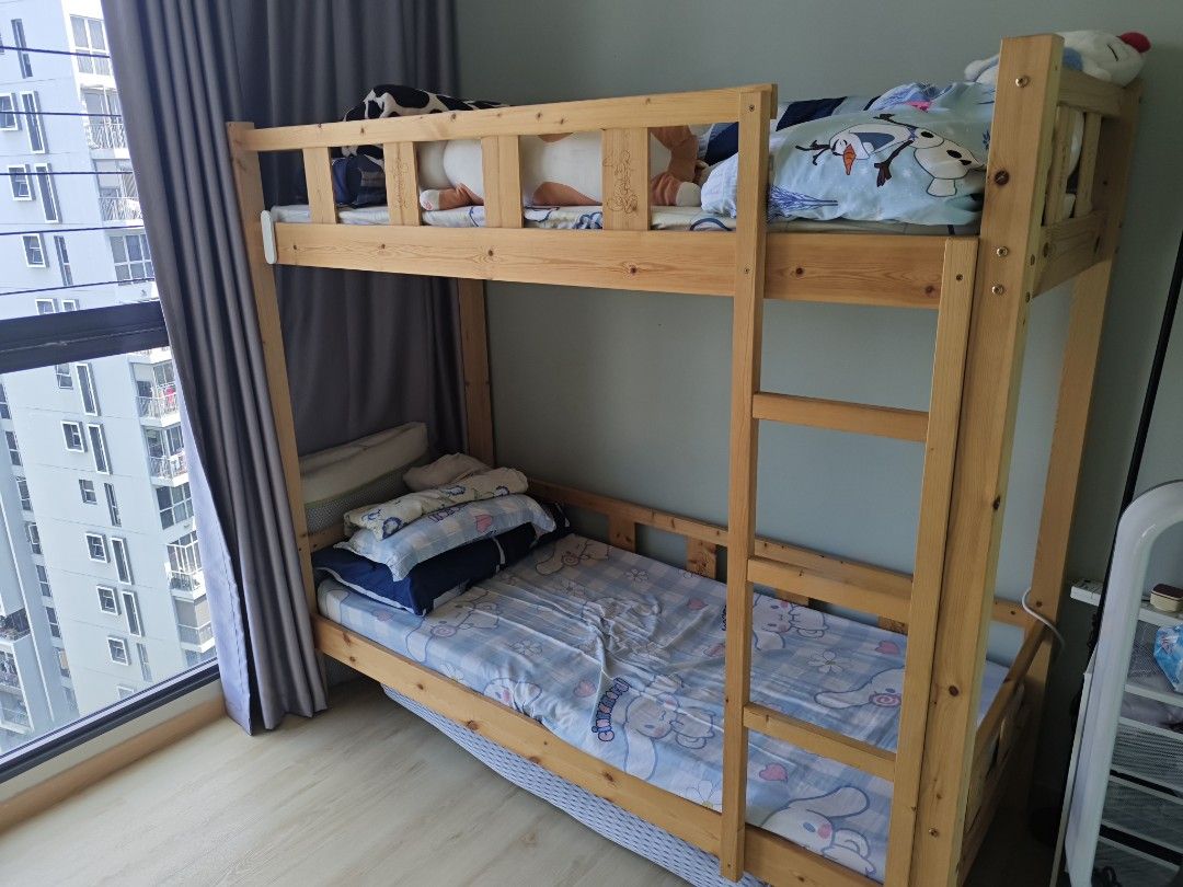 Wooden Bunk Bed - Good Condition