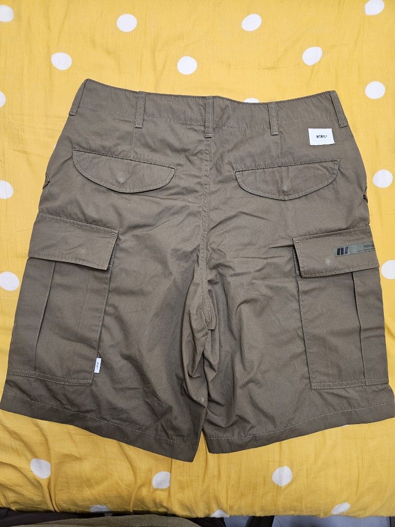 22SS WTAPS JUNGLE SHORTS COTTON POPLIN BRACK XL 04