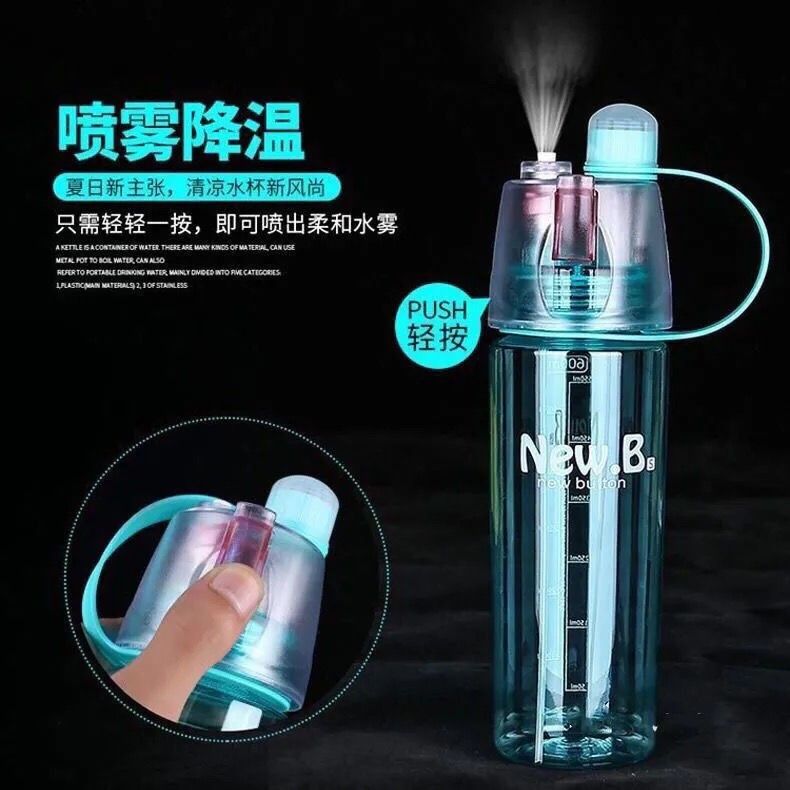 由 yanzhen0222 (刊登 ID 1383469948，圖片 2) 提交，位於 南投縣 (Nantou) 的 大容量噴霧運動水壺水杯 (類別：水杯、水壺)，說明：現貨商品 不議價不換物 下單請備註顏色。