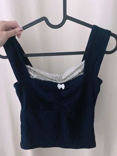 溫柔風藏青色小背心64246686081153110