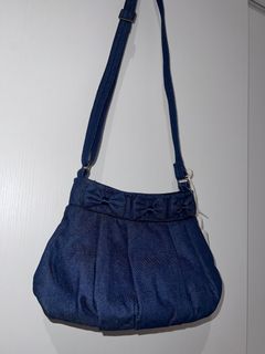 全新未使用品 泰國人氣NaRaYa牛仔蝴蝶結斜孭袋64217367586306110