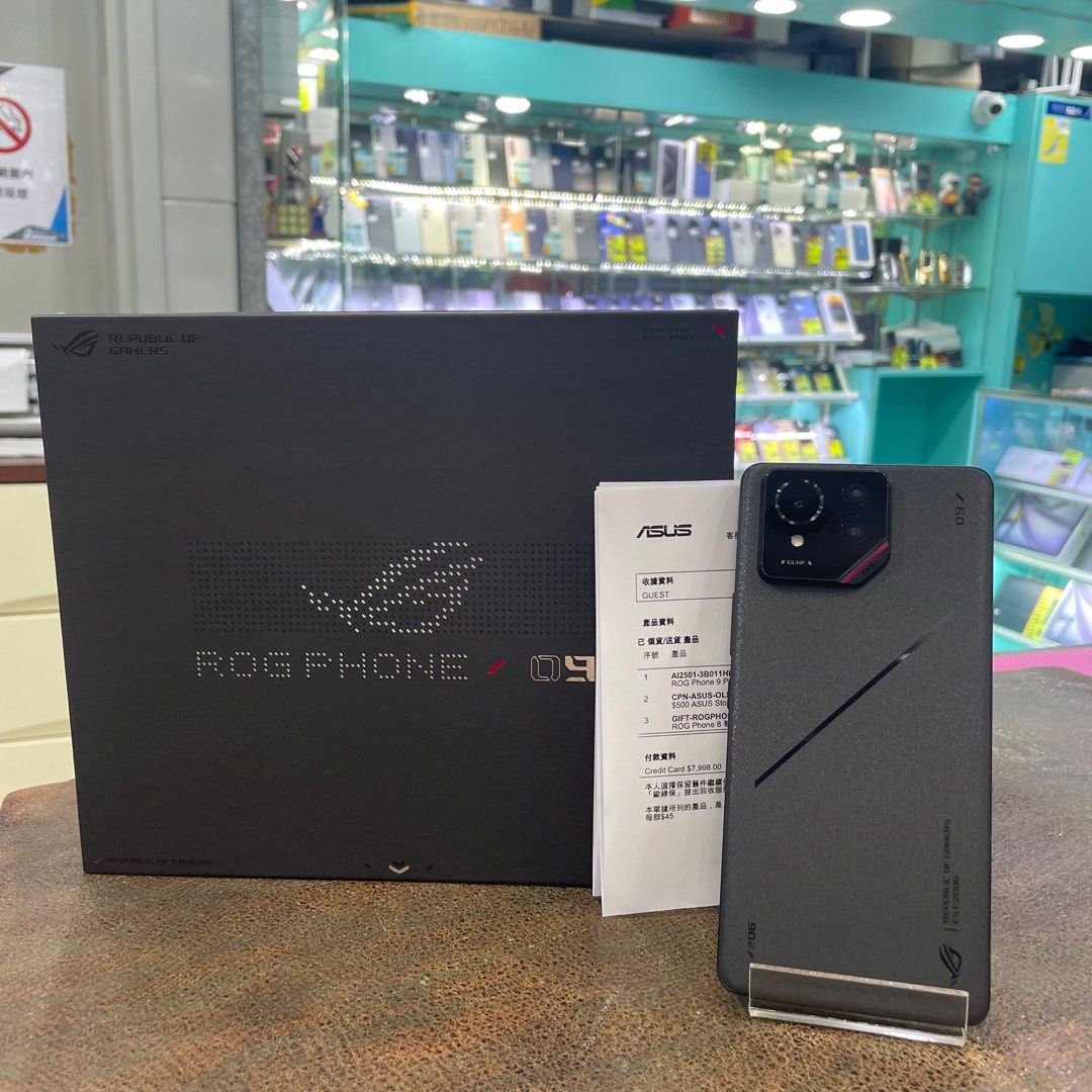 SOLD❌全新 ROG Phone 9 Pro / 1️⃣6️⃣+ 5️⃣1️⃣2️⃣/ 香港行貨🇭🇰 （分類：Asus 華碩）位於 Hong Kong。 由 hkphonebook 提交（商品編號 1383570988，圖片 1）。簡介： 全新 ROG Phone 9Pro 1️⃣6️⃣+ 5️⃣1️⃣2️⃣GB。