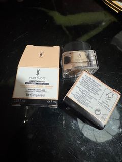 全新正品 YSL Beauty Pure Shots Perfect Plumper Nutri-Cream  nutri-creme 年輕賦活滋養乳霜  聖羅蘭 夜皇后 彈潤豐盈面霜 強化滋養膏 7ml 大支 大盒 試色 長途 方便 包裝 試用 旅行 迷你 支裝 travel sample mini trial 7日 一星期64218265270145110