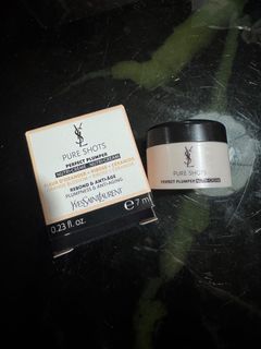 全新正品 YSL Beauty Pure Shots Perfect Plumper Nutri-Cream  nutri-creme 年輕賦活滋養乳霜  聖羅蘭 夜皇后 彈潤豐盈面霜 強化滋養膏 7ml 大支 大盒 試色 長途 方便 包裝 試用 旅行 迷你 支裝 travel sample mini trial 7日 一星期64222194835074110