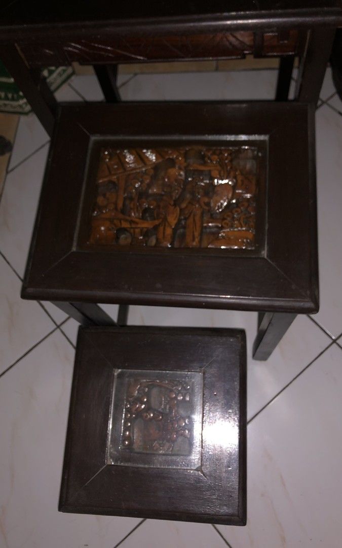 Antique 4 in 1 side table (Category: Tables & Sets) located in Quezon City. Submitted by coco_pet (Listing ID 1383509836, Image 2). Description: .