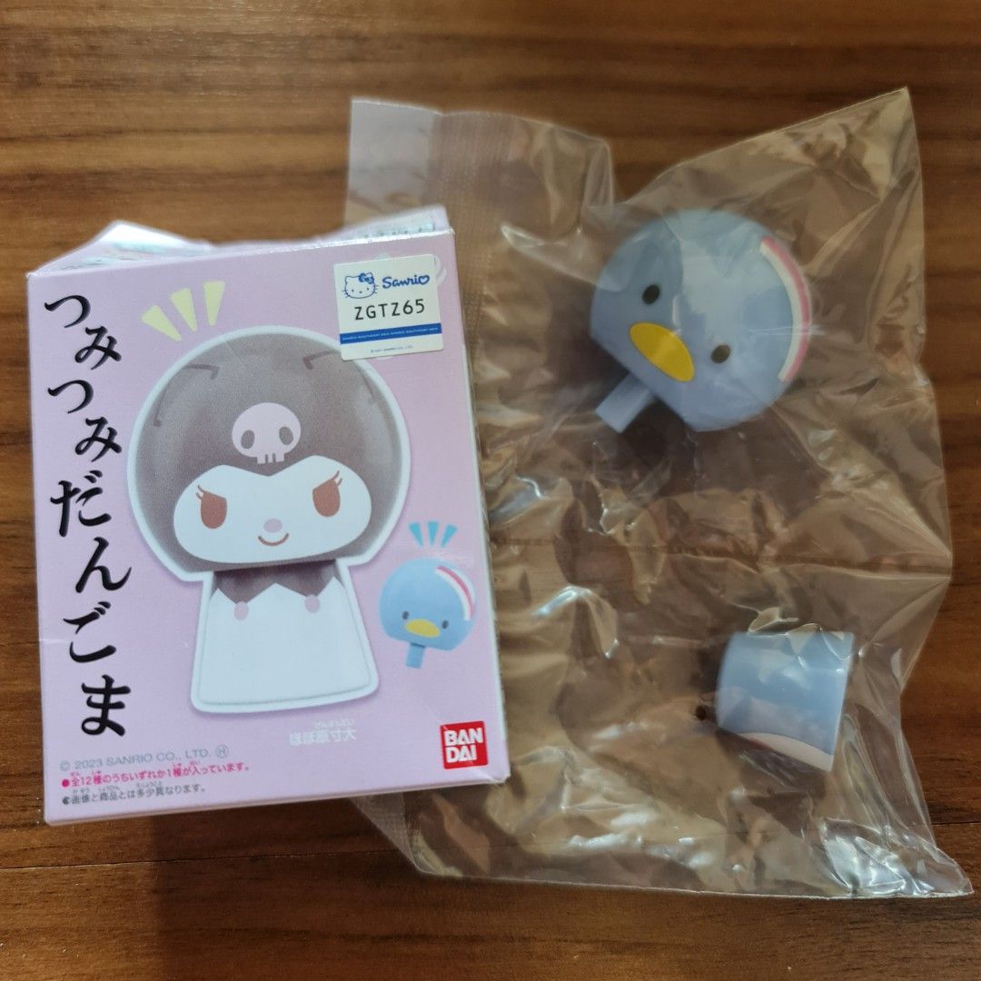 Bandai Sanrio characters (Category: Designer & Blind Box Toys) located in Singapore. Submitted by appletsk (Listing ID 1383572137, Image 1). Description: - Box opened, plastic intact - For sale or trade with kuromi - Paynow only, do not click 'buy' nor do i deal via caroupay - Postage preferred, will need to flatten the box - Buyer to pay for postage of $2.80.