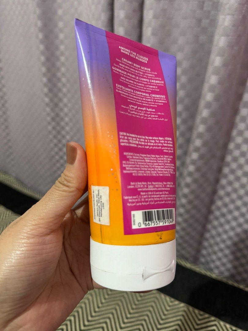 Bath & Body Works Among the clouds scrub (Category: Bath) located in Quezon City. Submitted by katy2424 (Listing ID 1383655579, Image 2). Description: .