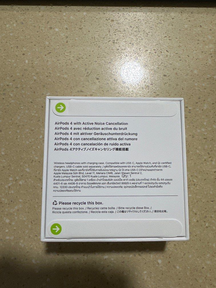 BNIB Airpods 4 with ANC (Active Noise Cancellation)63209280012929111
